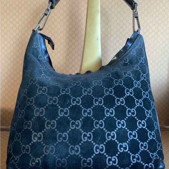 Preloved Vintage Gucci GUCCISSIMA suede leather - Picture 4 of 14